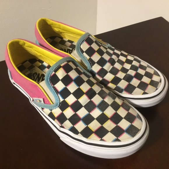 Vans Shoes - 🌈Vans Multi Colored Checkered🌈